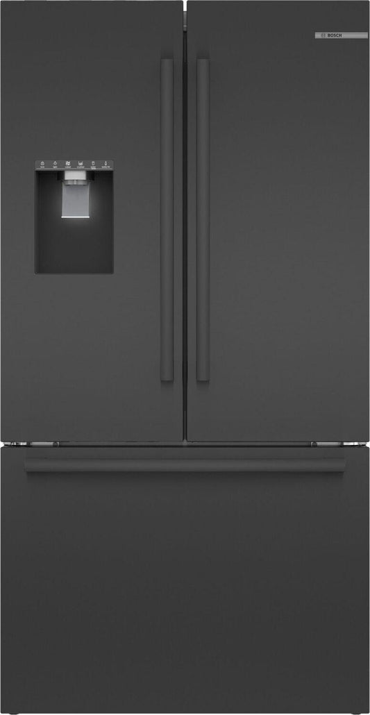 Bosch B36FD50SNB 500 Series French Door Bottom Mount Refrigerator 36" Black Stainless Steel, Total No Frost