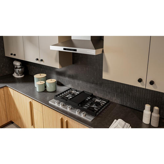 KCGK730SSS KitchenAid® 30 in. Gas Cooktop with 5 Burners and Integrated Wok Grate