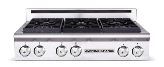 American Range AMERICANRANGELEGENDARSCT366 Legend 36 Inch Cuisine Rangetop