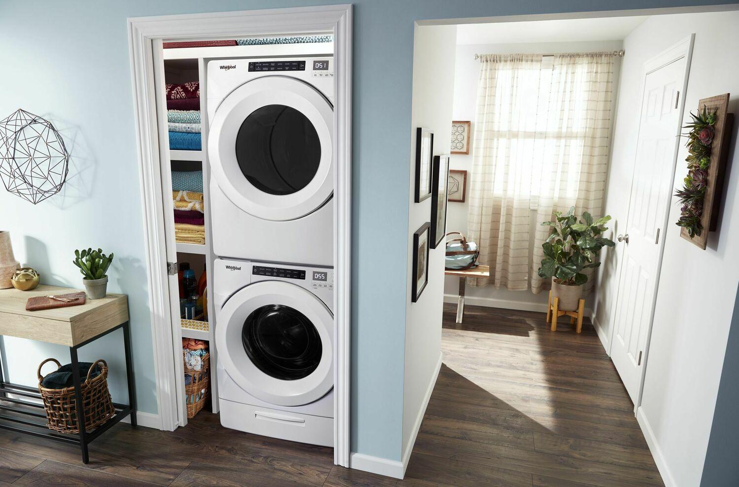 Whirlpool WFW5620HW 4.5 cu. ft. Closet-Depth Front Load Washer with Load & Go™ Dispenser - White