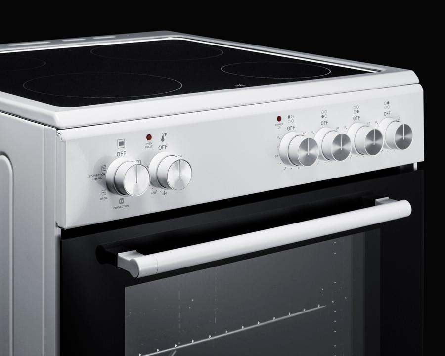 Summit REXT20W 20" Wide Electric Smooth-top Range