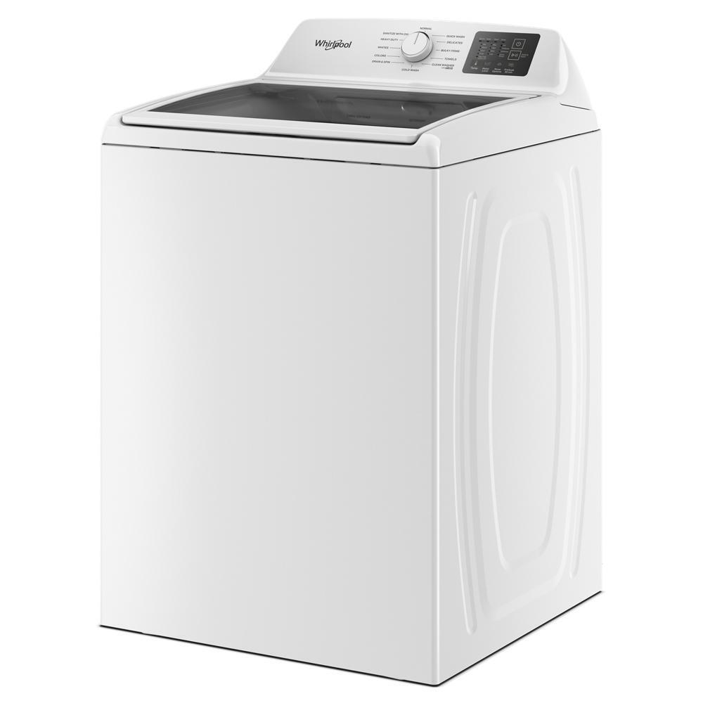 Whirlpool WTW4300SW 4.3 Cu. Ft. Whirlpool® Top Load Impeller Washer with Quick Wash Cycle and Soft Close Glass Lid