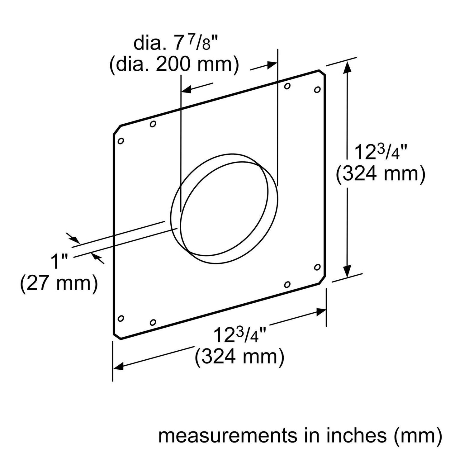 Bosch HDDFTRAN8 installation accessory