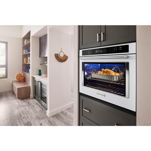 KOES530PWH KitchenAid® 30" Single Wall Ovens with Air Fry Mode