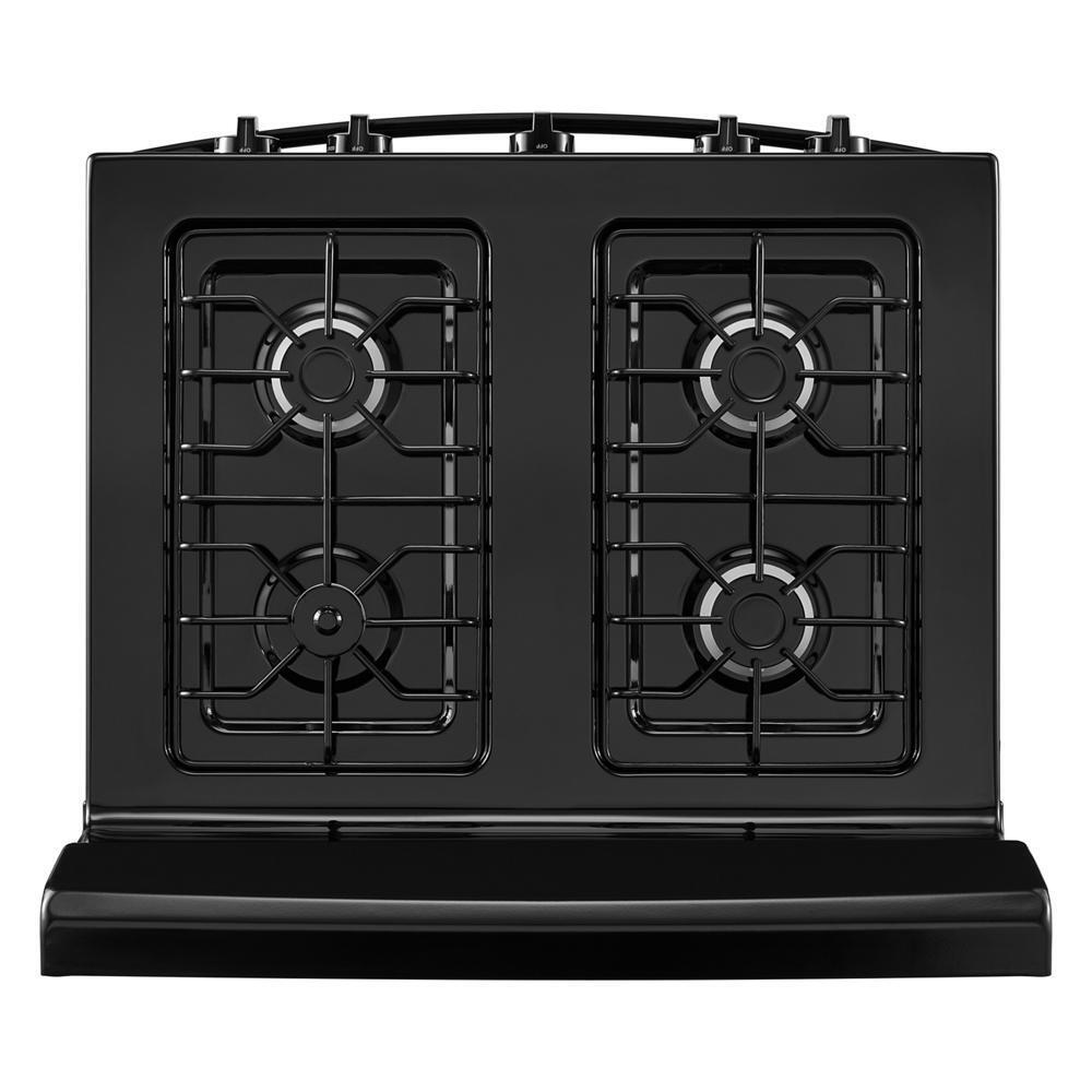 AGR4203MNB Amana® 30-inch Gas Range with Easy-Clean Glass Door