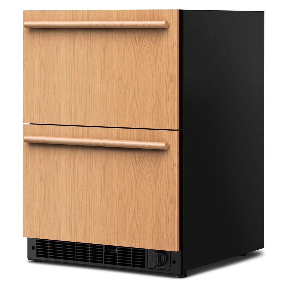 Kitchenaid KUCT524SPA 24" Panel-Ready Undercounter Double-Drawer Refrigerator/Freezer