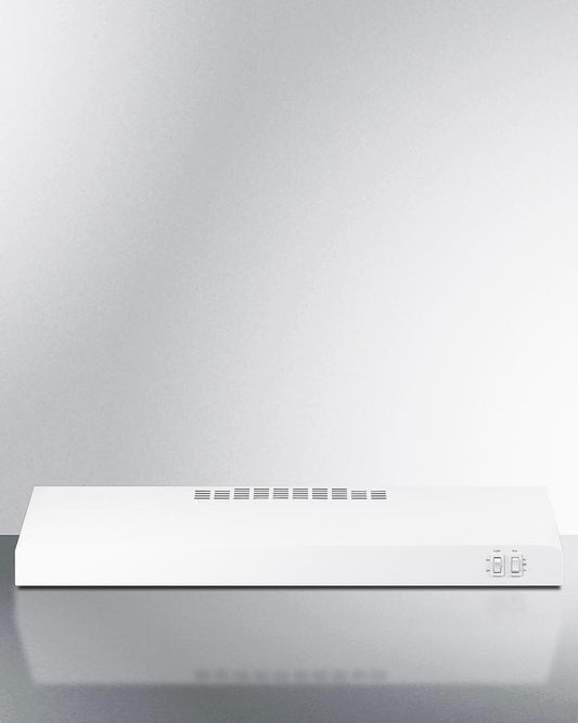 Summit HC30WW 30" Under Cabinet Convertible Range Hood