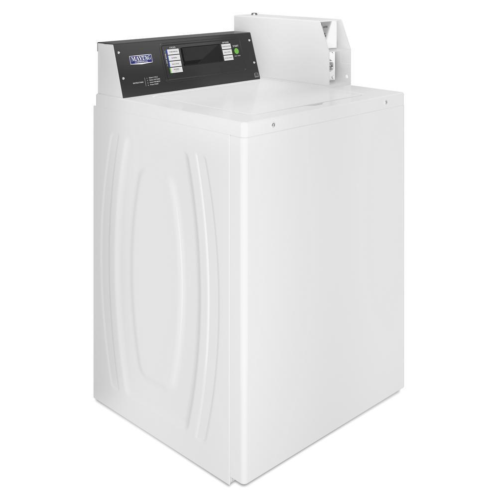 Maytag MAT24PDAGW Commercial Top-Load Washer, Coin Drop Ready