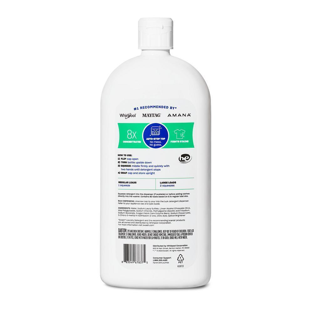Kitchenaid SWHLDLFF2S Swash® Smells Like Nothing HE Ultra-Concentrated Liquid Laundry Detergent