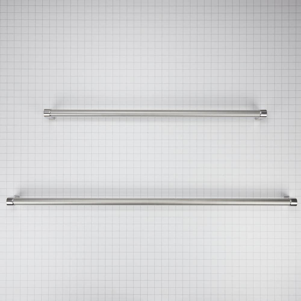 W10782874 KitchenAid® 30-IN Bottom Mount Refrigerator Handle Kit with Red Medallions for Panel-Ready Models