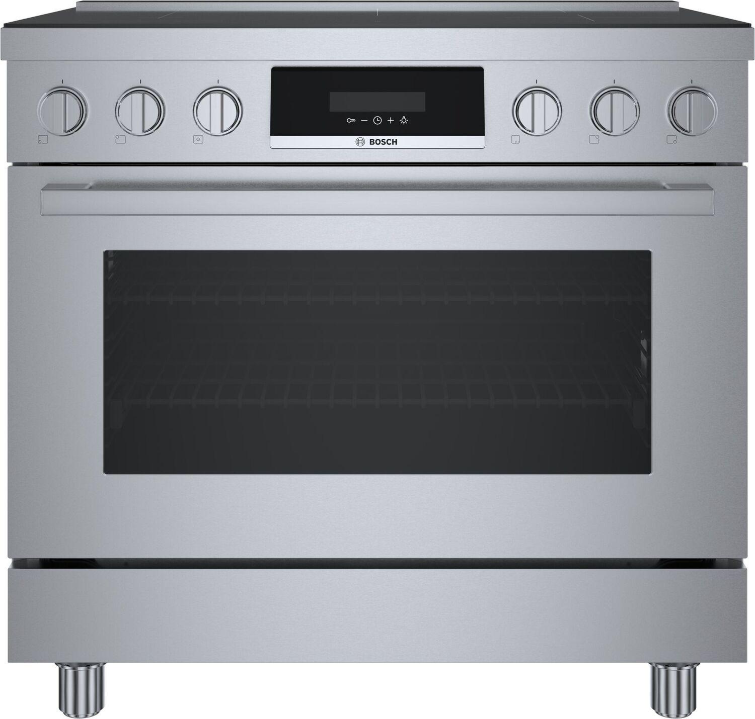 Bosch HIS8655U 800 Series Induction freestanding range 36" Stainless Steel