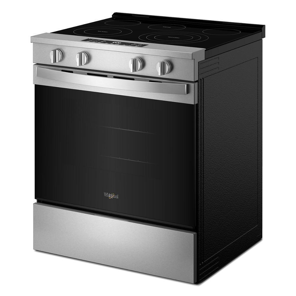Whirlpool WSES5030SZ 30-inch Electric Smart Range with Air Cooking Technology