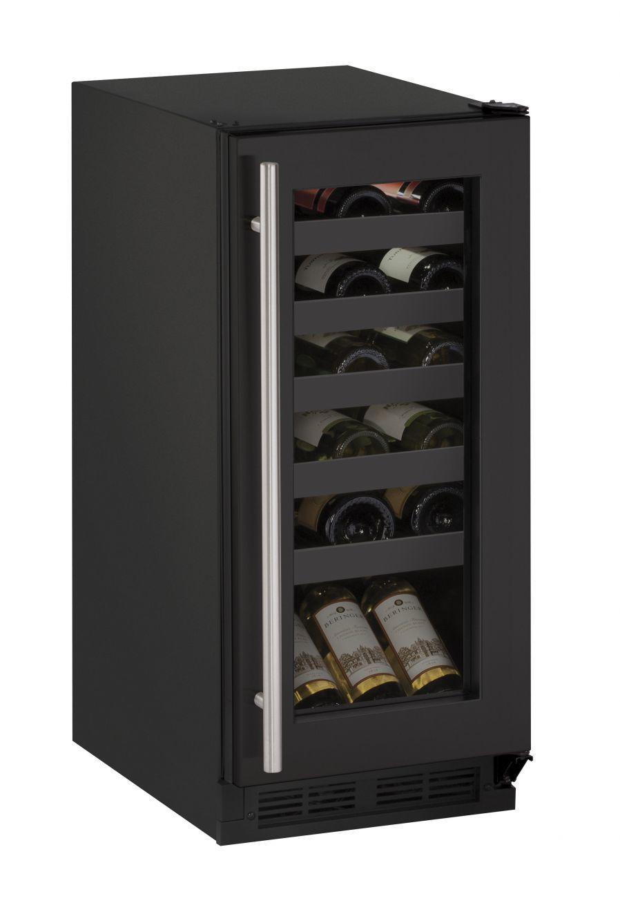 U-Line U1215WCB00B 1215wc 15" Wine Refrigerator With Black Frame Finish (115 V/60 Hz Volts /60 Hz Hz)