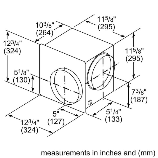 Bosch DHG602DUC 800 Series, Remote fan unit