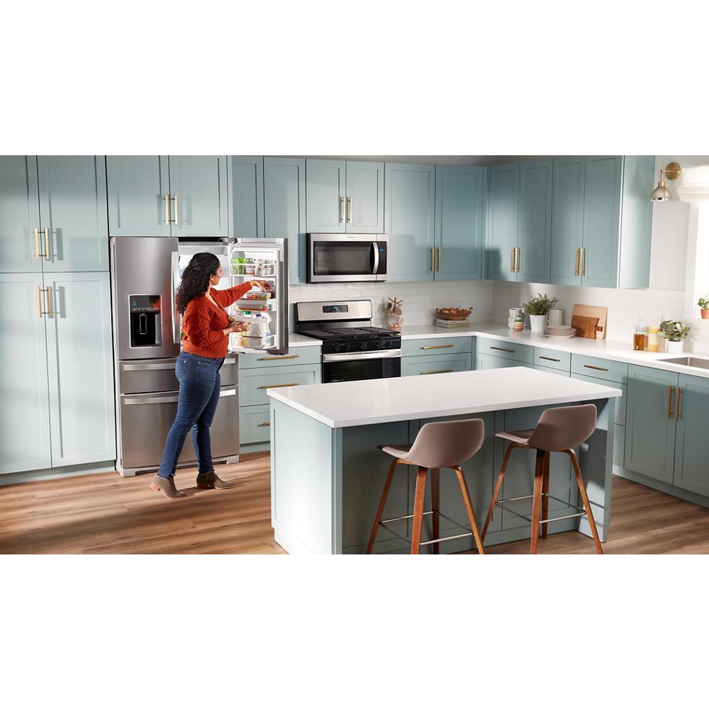 Whirlpool WRMF7736PZ 36-inch Wide 4 Door Refrigerator with Prep and Store Bins - 26 Cu. Ft.