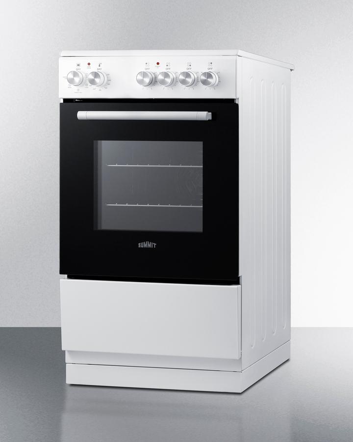 Summit REXT20W 20" Wide Electric Smooth-top Range