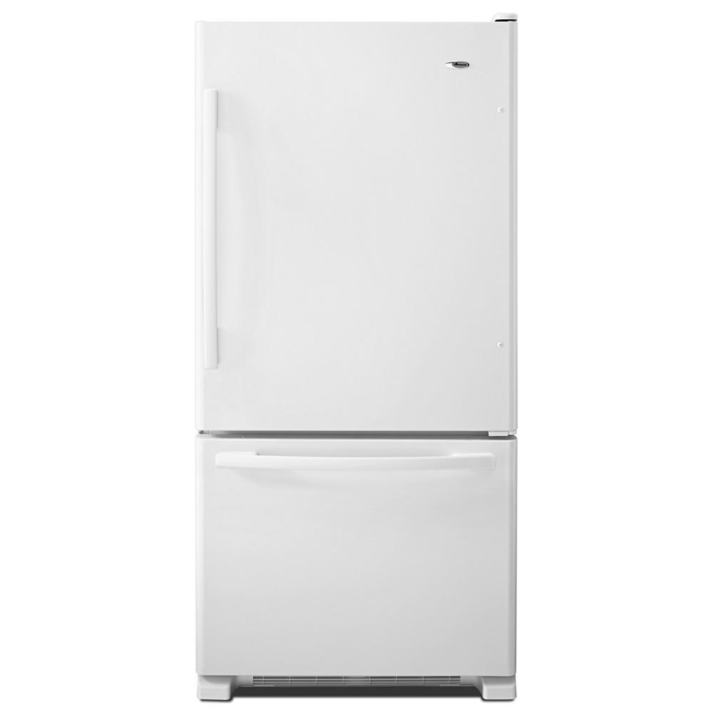 Amana 33-inch Wide Bottom-Freezer Refrigerator with EasyFreezer™ Pull-Out Drawer - 22 cu. ft. Capacity