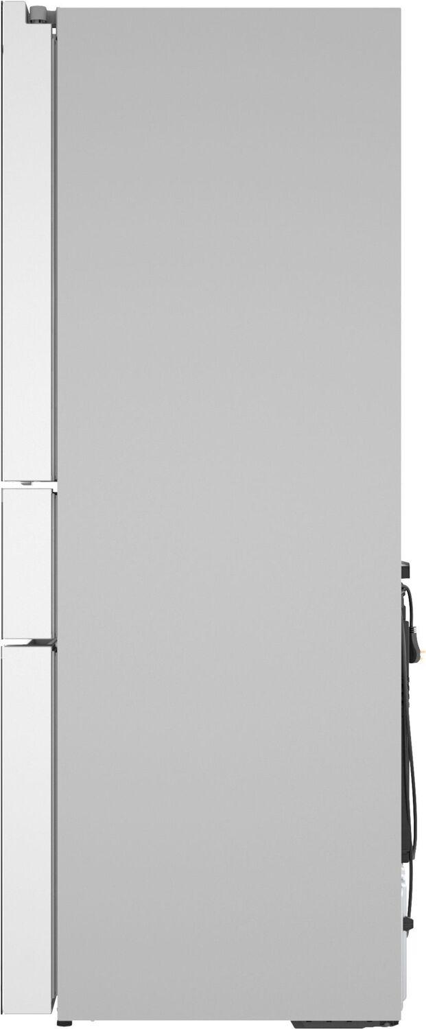 Bosch B36CL81ENW 800 Series, French Door Bottom Mount Refrigerator, Glass door, 36'', White, Total No Frost