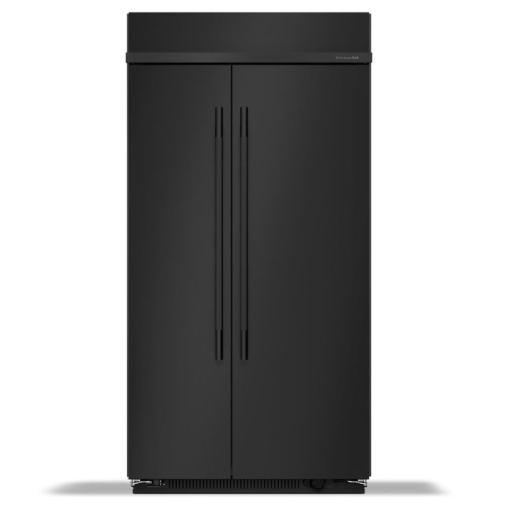 Kitchenaid KBSN742SBE 25.5 Cu. Ft. 42" Built-In Side-by-Side Refrigerator with Platinum Interior