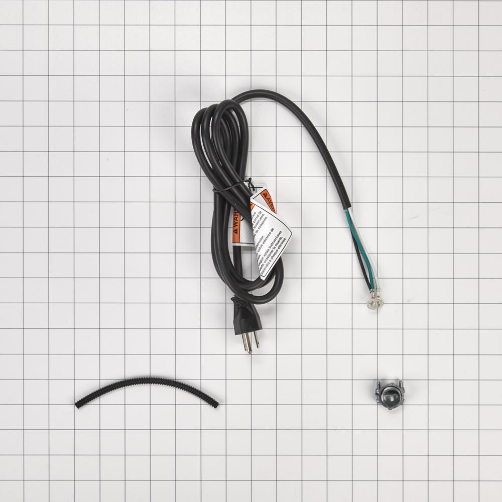 Kitchenaid W11365011 6' Dishwasher Power Cord 3 Wire 13 Amp Straight Plug