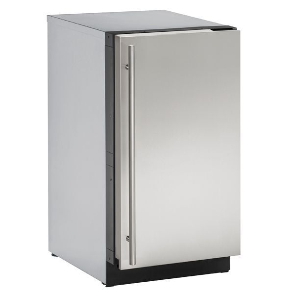 U-Line 18" Clear Ice Machine With Stainless Solid Finish, Yes (115 V/60 Hz Volts /60 Hz Hz)