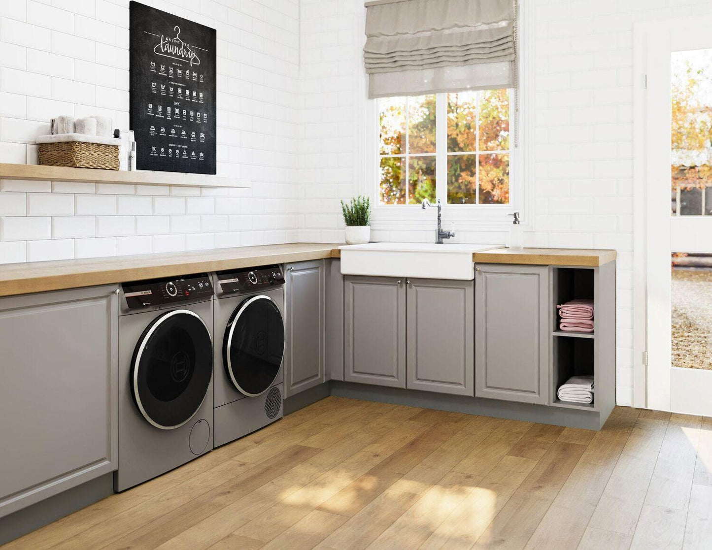 Bosch WGB246AXUC 800 Series, washing machine, frontloader fullsize, 1600 rpm, Silver inox