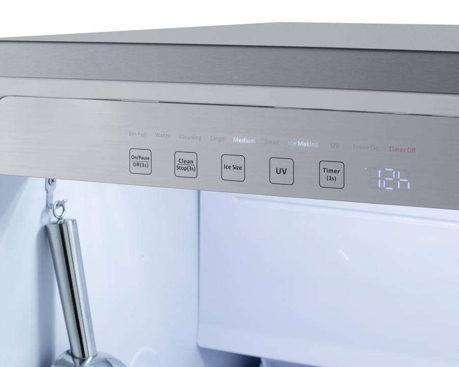 Summit BIM182ADAIF 18" Wide Clear Icemaker, ADA Compliant (panel Not Included)