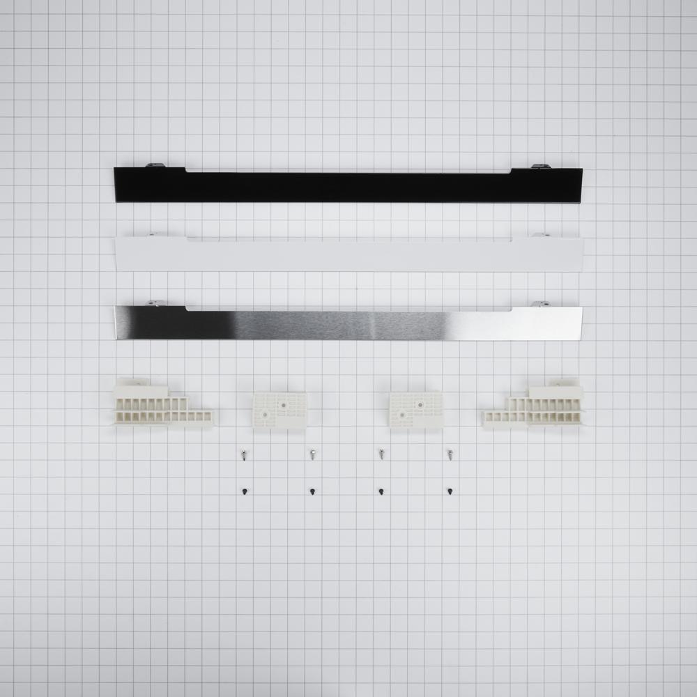 Whirlpool W10495945 27" Combination Oven Vent Trim Kit with (3) trim pieces, mounting hardware and installation instructions