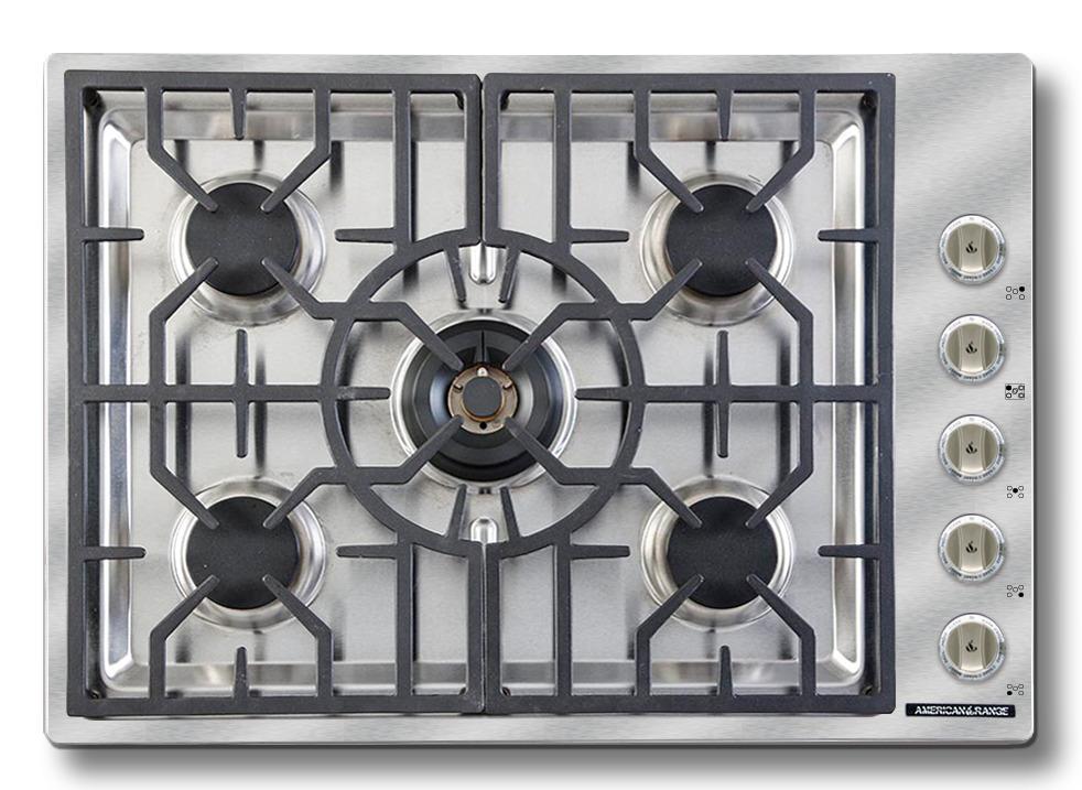 American Range ARDCT305 Vitesse 30 Inch 5 Burner Cooktop