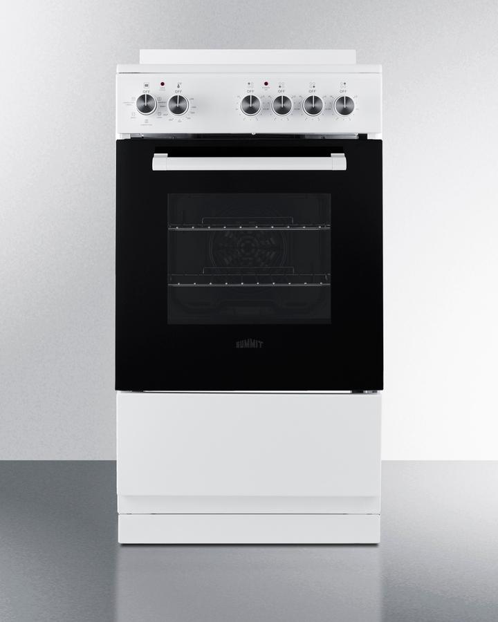 Summit REXT20W 20" Wide Electric Smooth-top Range