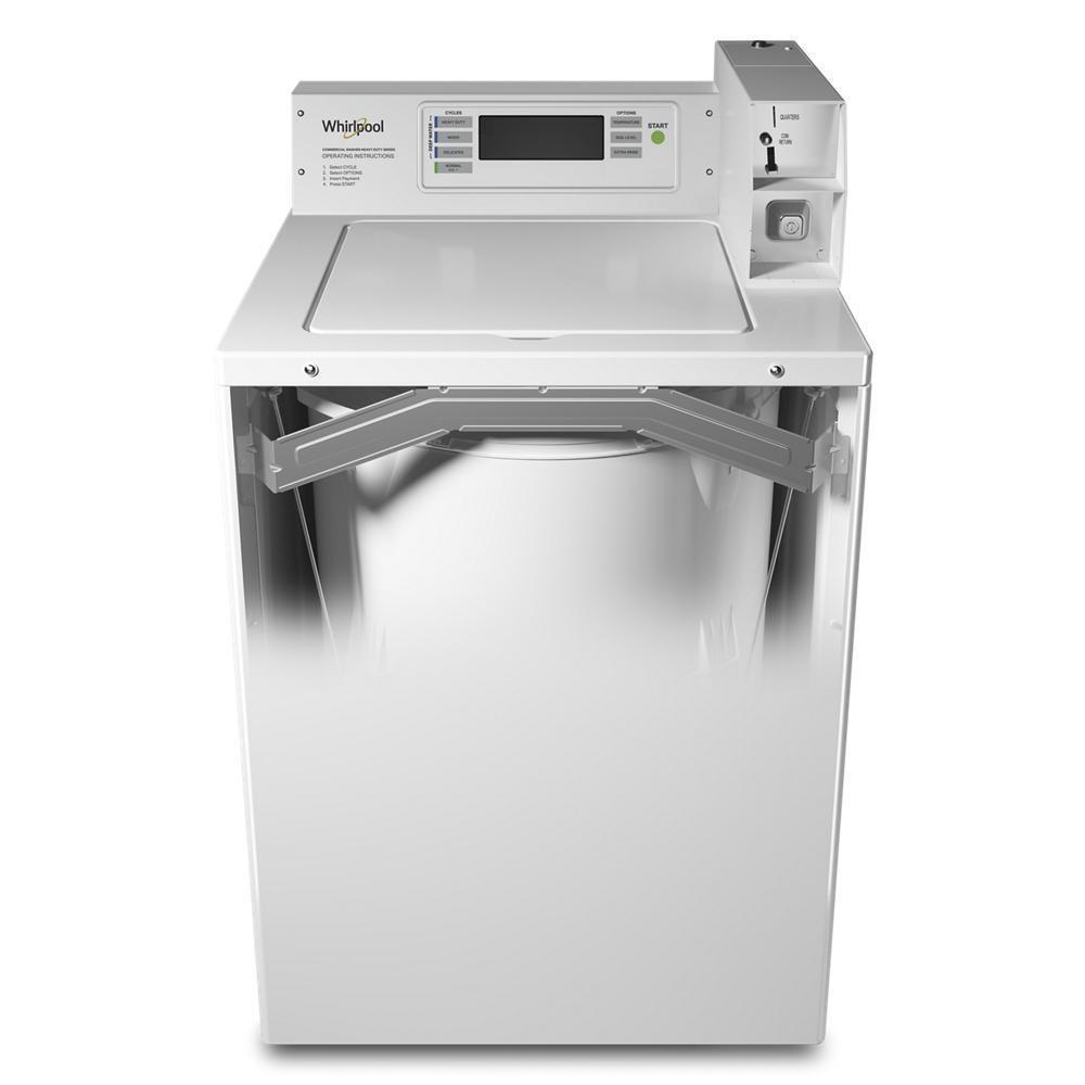 Whirlpool CAE2779JQ Commercial Top-Load Washer with Factory-Installed Coin Drop and Coin Box