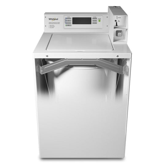 Whirlpool CAE2779JQ Commercial Top-Load Washer with Factory-Installed Coin Drop and Coin Box