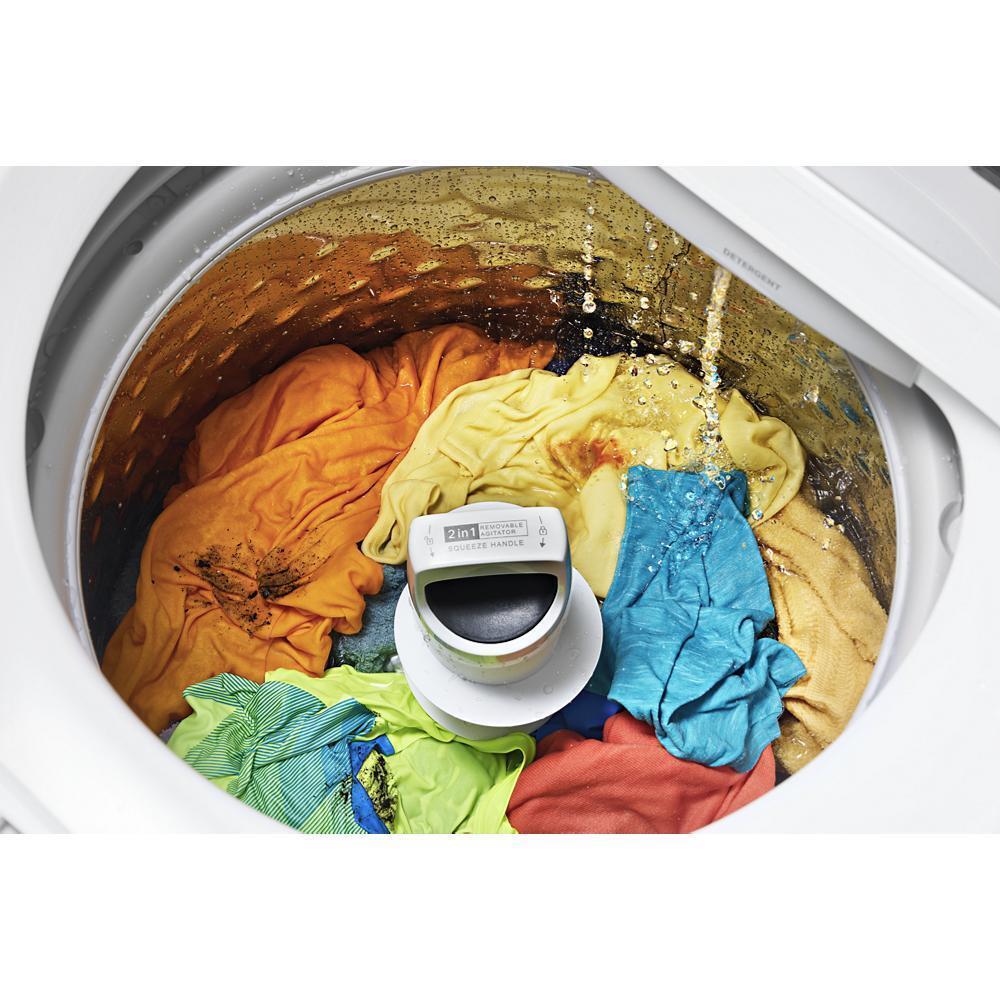 Whirlpool WTW4300SW 4.3 Cu. Ft. Whirlpool® Top Load Impeller Washer with Quick Wash Cycle and Soft Close Glass Lid