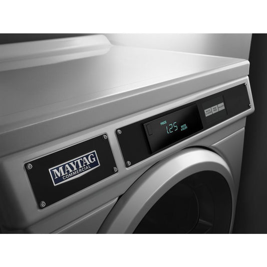 Maytag MDE28PDTGW Commercial Electric Dryer, Coin Drop Equipped