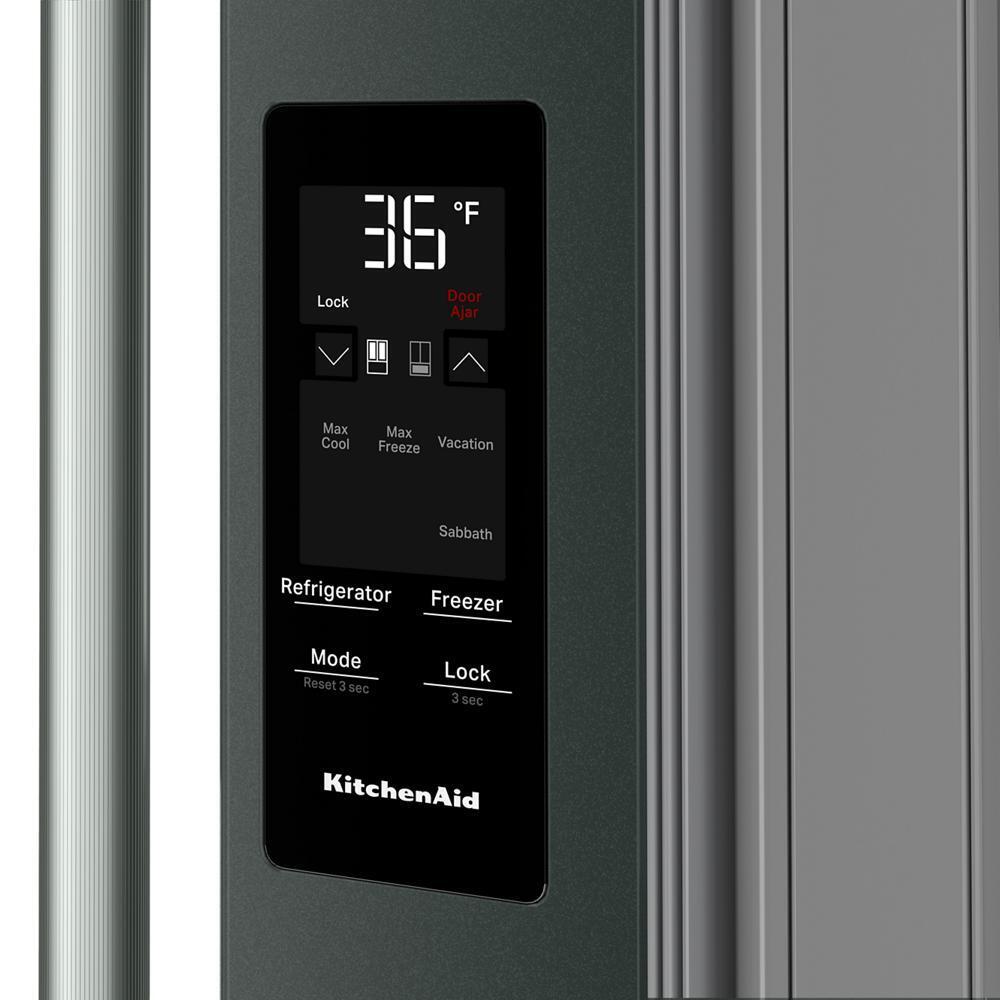 Kitchenaid KRMF436SJP 29 cu. ft. French Door Refrigerator with Exterior Water and Ice and FreshChill™ Full-Width Refrigerated Drawer