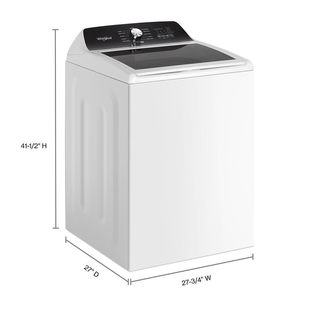 Whirlpool WTW5025SW 4.5 Cu. Ft. Top Load Agitator Washer with Built-In Faucet