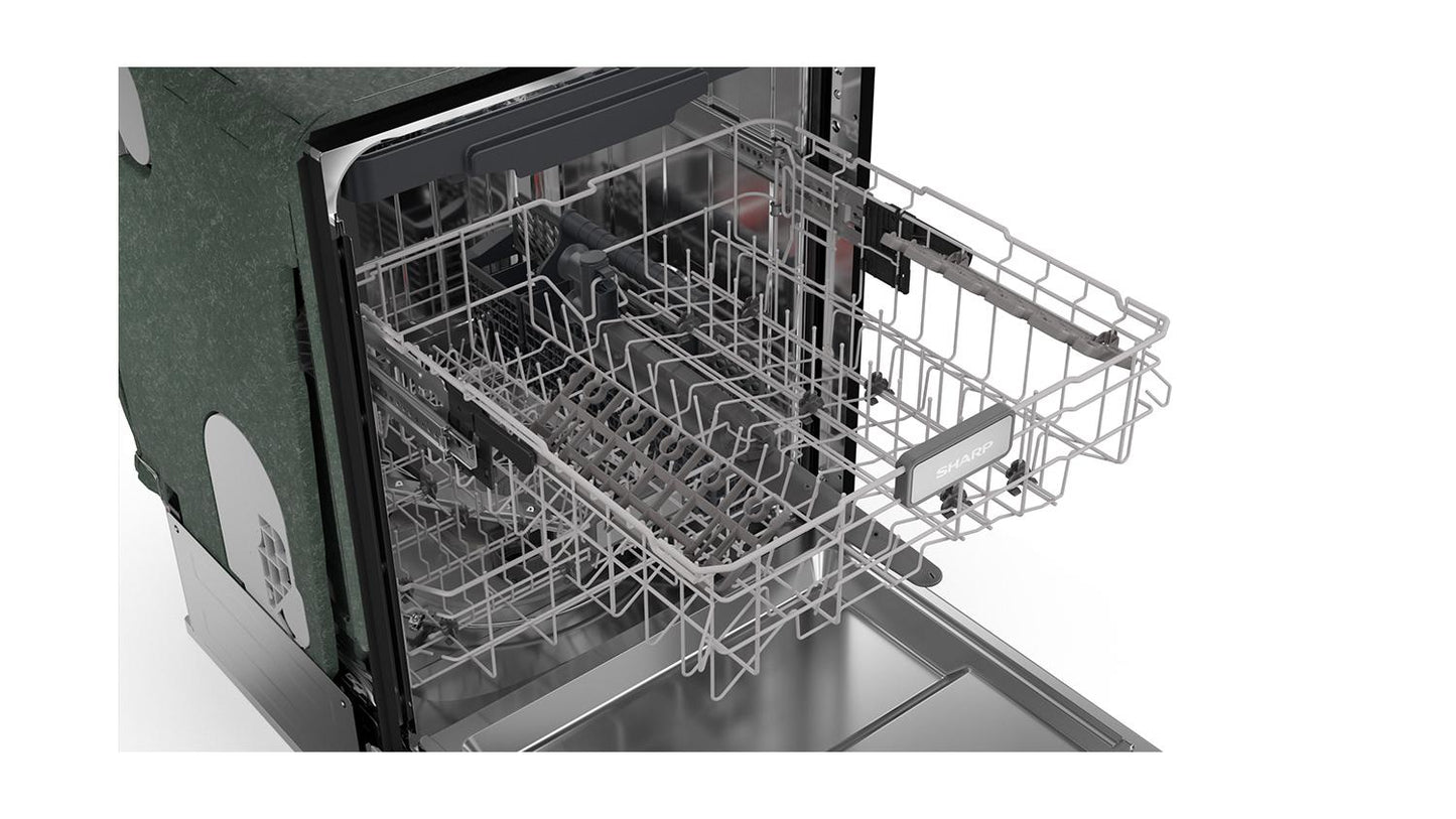 Sharp SDW6888JS 24 in. Slide-In Smart 42 dB Dishwasher