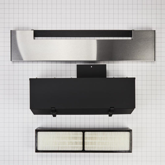 Maytag W10768190 Range Hood VSI Ductless Downdraft Vent Kit, Stainless Steel, fits KSEG1750ESS and KSDG1750ESS,Size: 31" L x 20" W x 7-1/2" H