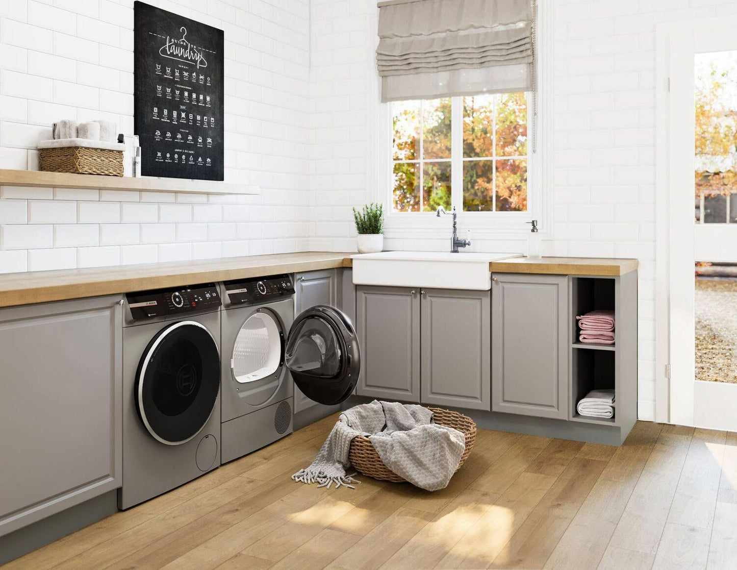 Bosch WGB246AXUC 800 Series, washing machine, frontloader fullsize, 1600 rpm, Silver inox