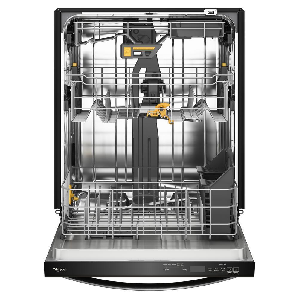 WDTS8024SV Whirlpool® 24-Inch Top Control Dishwasher with Total Coverage Wash and Auto Open Air Dry in Fingerprint Resistant Stainless Steel