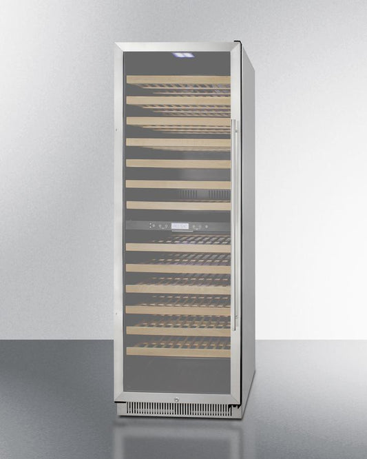 Summit SWC1966BCSSLHD 24" Wide Dual Zone Wine Cellar