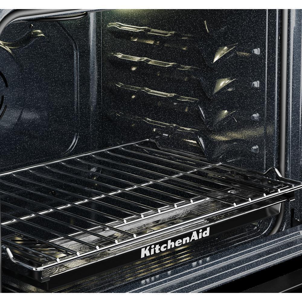 Kitchenaid KSES530SJP 5.3 Cu. Ft. Smart Slide-in Electric Range with Two Even-Heat™ Hyper Elements and Convection Cooking Modes