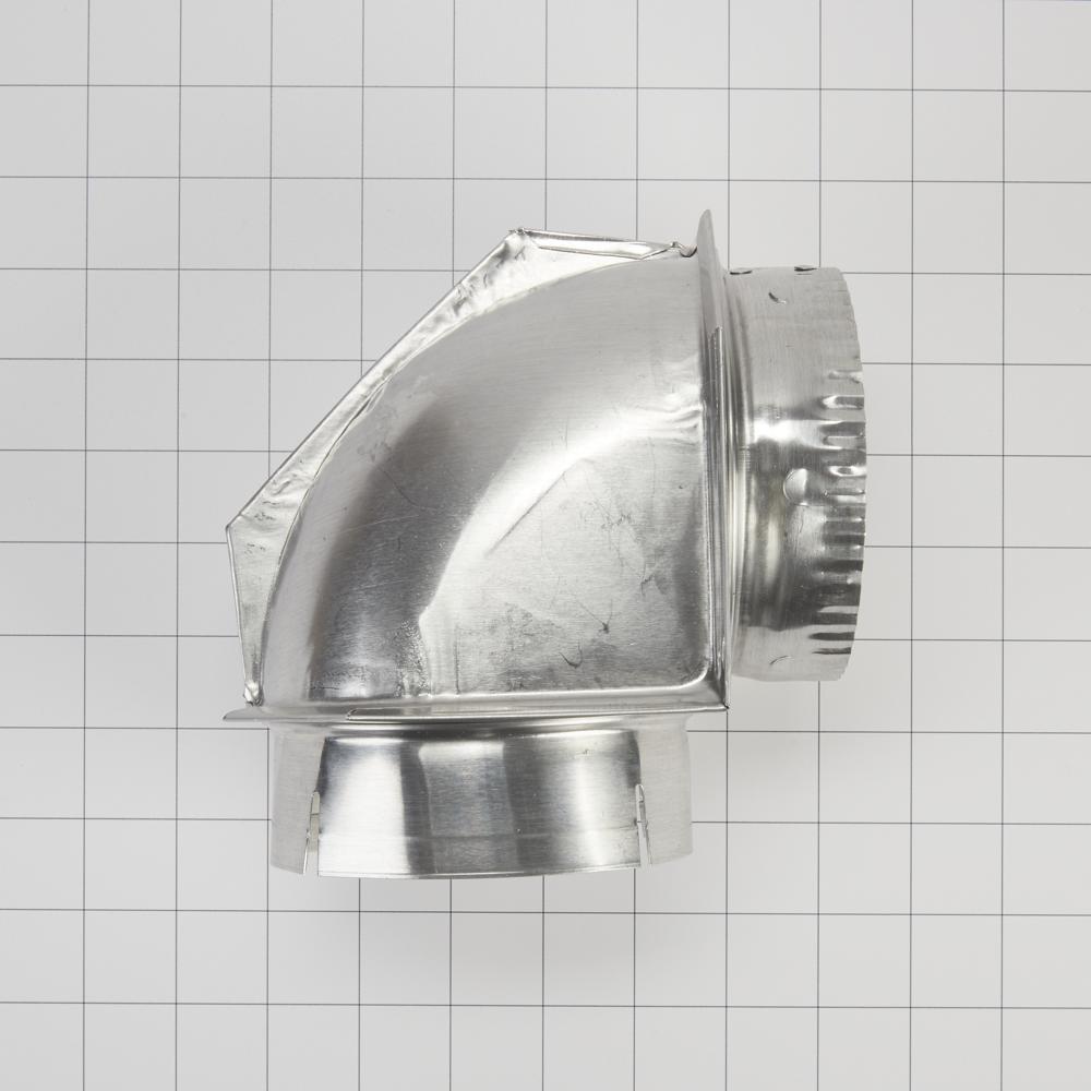 Maytag 4396006RW 4" Dryer Elbow Vent Connector for 90-degree turns within 4.5"