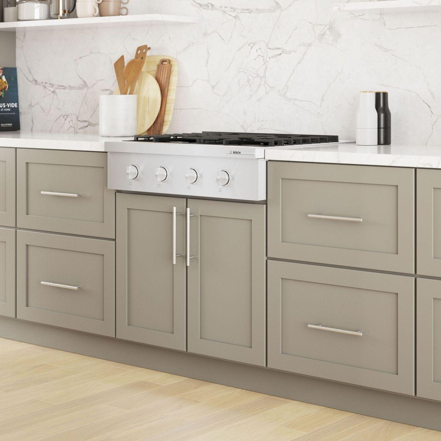 Bosch RGM8058UC 800 Series Gas Rangetop 30" Stainless steel