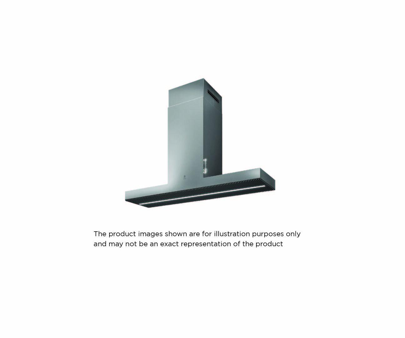 Elica EHI648WH HAIKU IS Island Range Hood 48" wide - 600CFM