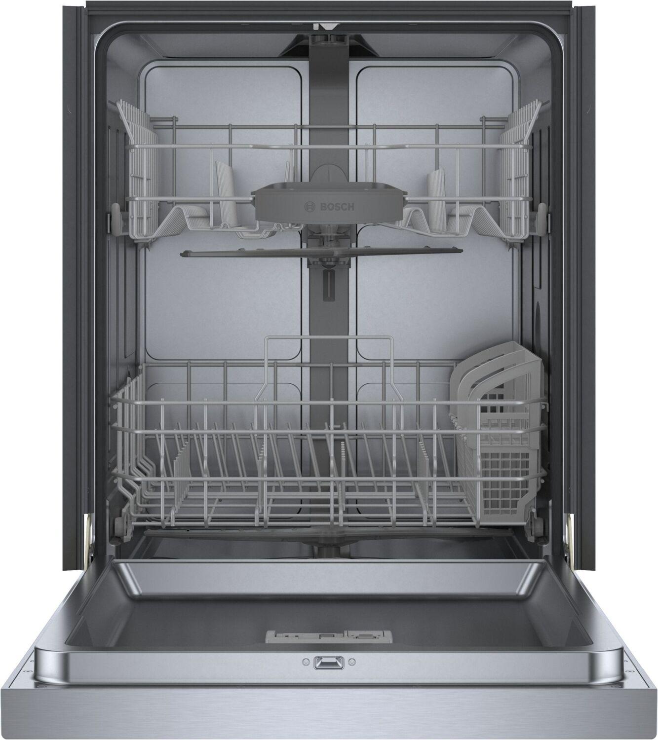 Bosch SHE41CM5N 100 Series, built-under dishwasher, 24'', Brushed steel anti-fingerprint