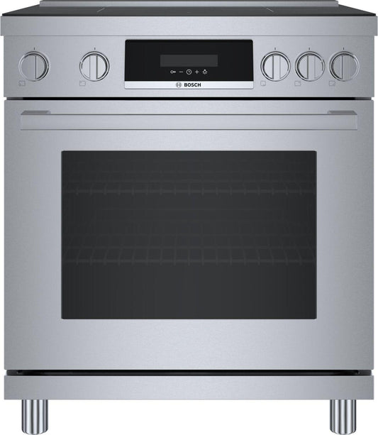 Bosch HIS8055U 800 Series, Induction freestanding range cooker, Stainless steel