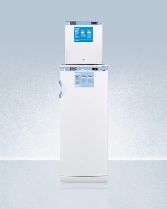 Summit FFAR10FS24LSTACKMED2 24" Wide All-refrigerator/all-freezer Combination