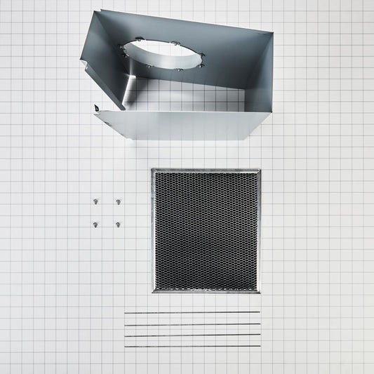 Kitchenaid W11430939 Range Wall Hood Charcoal Filter Recirculation Kit - Silver