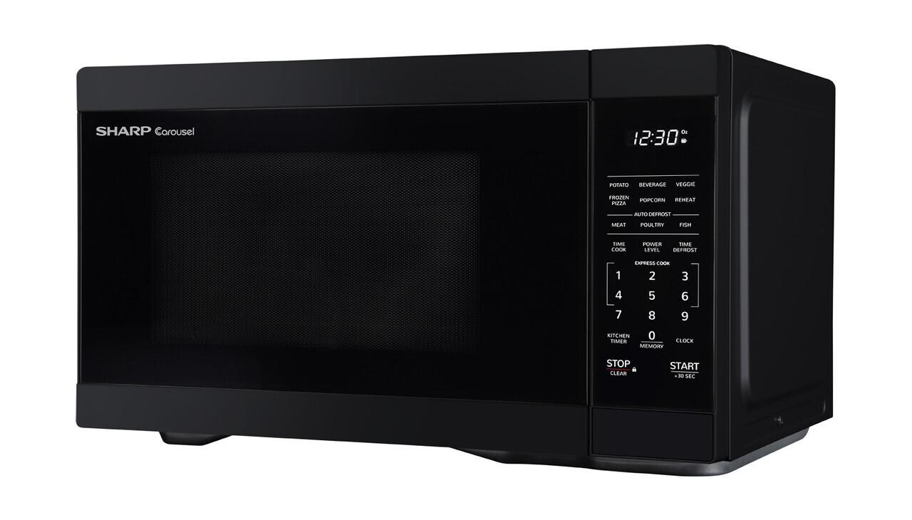 Sharp SMC1161HB 1.1 cu. ft. Black Countertop Microwave Oven